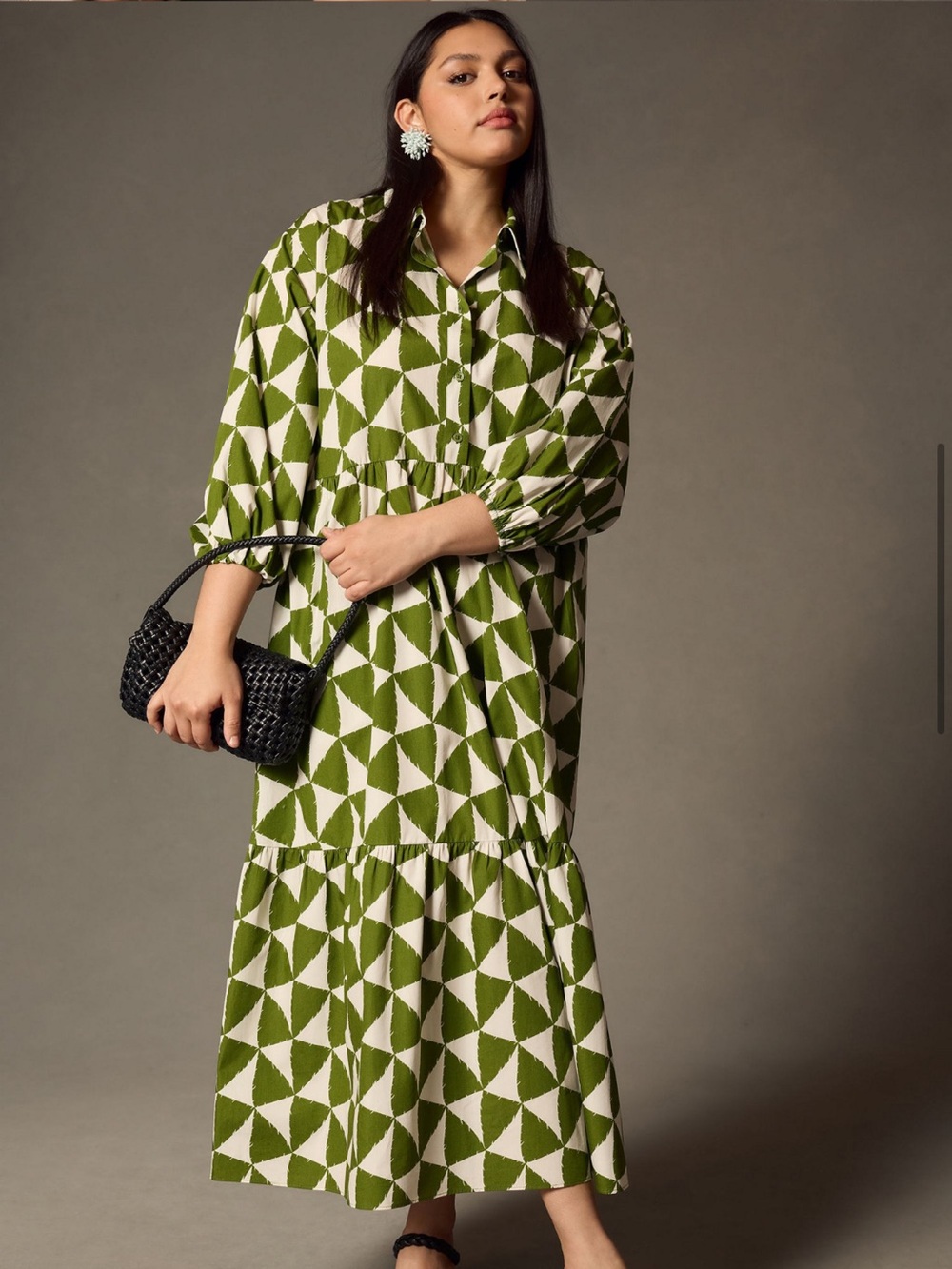 Anthropologie Maeve Bettina Tiered Midi Dress. XXS